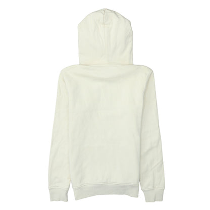 The North Face Girls Ivory Pullover Hoodie L Graphic Logo Cotton