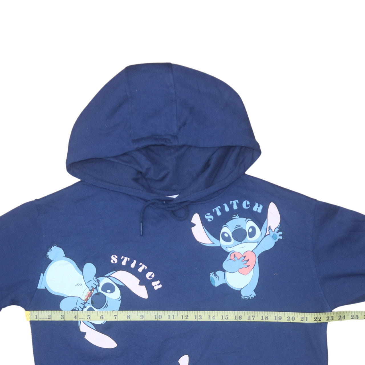 Womens UK Size 12/14 Disney Blue Pullover Hoodie