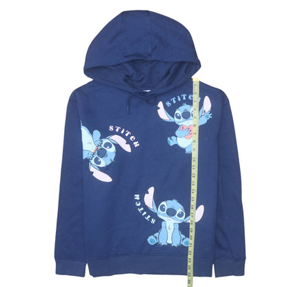 Womens UK Size 12/14 Disney Blue Pullover Hoodie