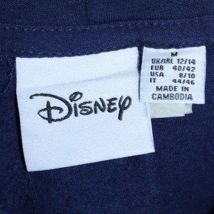 Womens UK Size 12/14 Disney Blue Pullover Hoodie