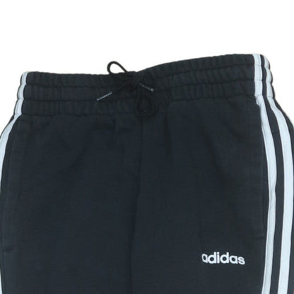 Adidas Womens Black XS Jogger Sweatpants Tapered Fit Elastic Waist