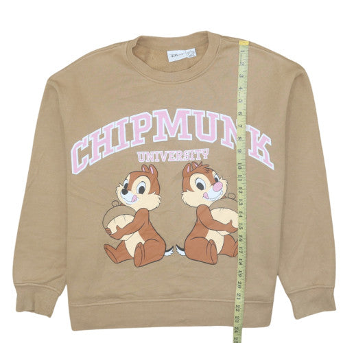 Womens UK Size 10 Disney Beige Pullover Sweatshirt