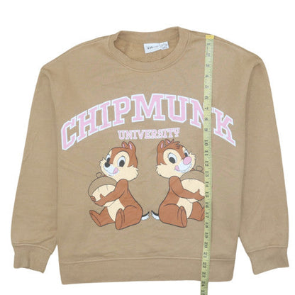 Womens UK Size 10 Disney Beige Pullover Sweatshirt