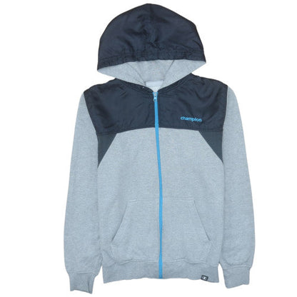 Teens UK Size S Champion Grey Full Zip Hoodie