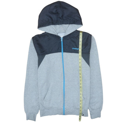 Teens UK Size S Champion Grey Full Zip Hoodie