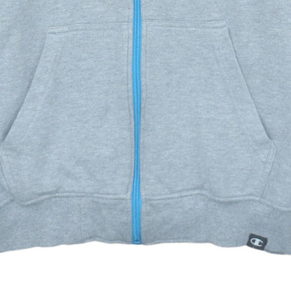 Teens UK Size S Champion Grey Full Zip Hoodie