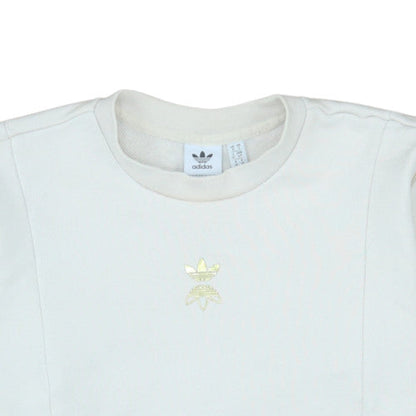 Womens UK Size 10 Adidas Ivory Pullover Sweatshirt