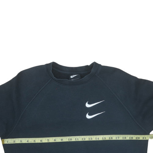 Mens UK Size M Nike Black Pullover Sweatshirt