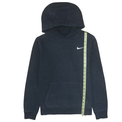 Nike Boys Black Pullover Hoodie XL 13-15 Years Cotton Blend Fleece Sweatshirt