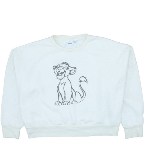 Womens UK Size L Disney White Pullover Sweatshirt