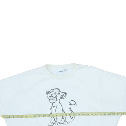 Womens UK Size L Disney White Pullover Sweatshirt
