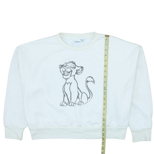Womens UK Size L Disney White Pullover Sweatshirt