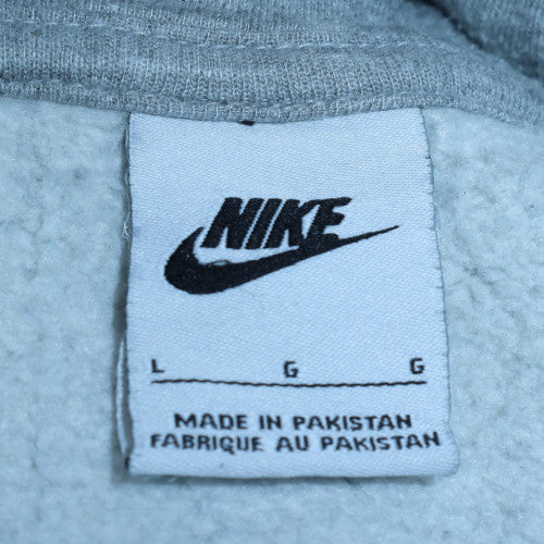 Mens UK Size L Nike Grey Pullover Hoodie