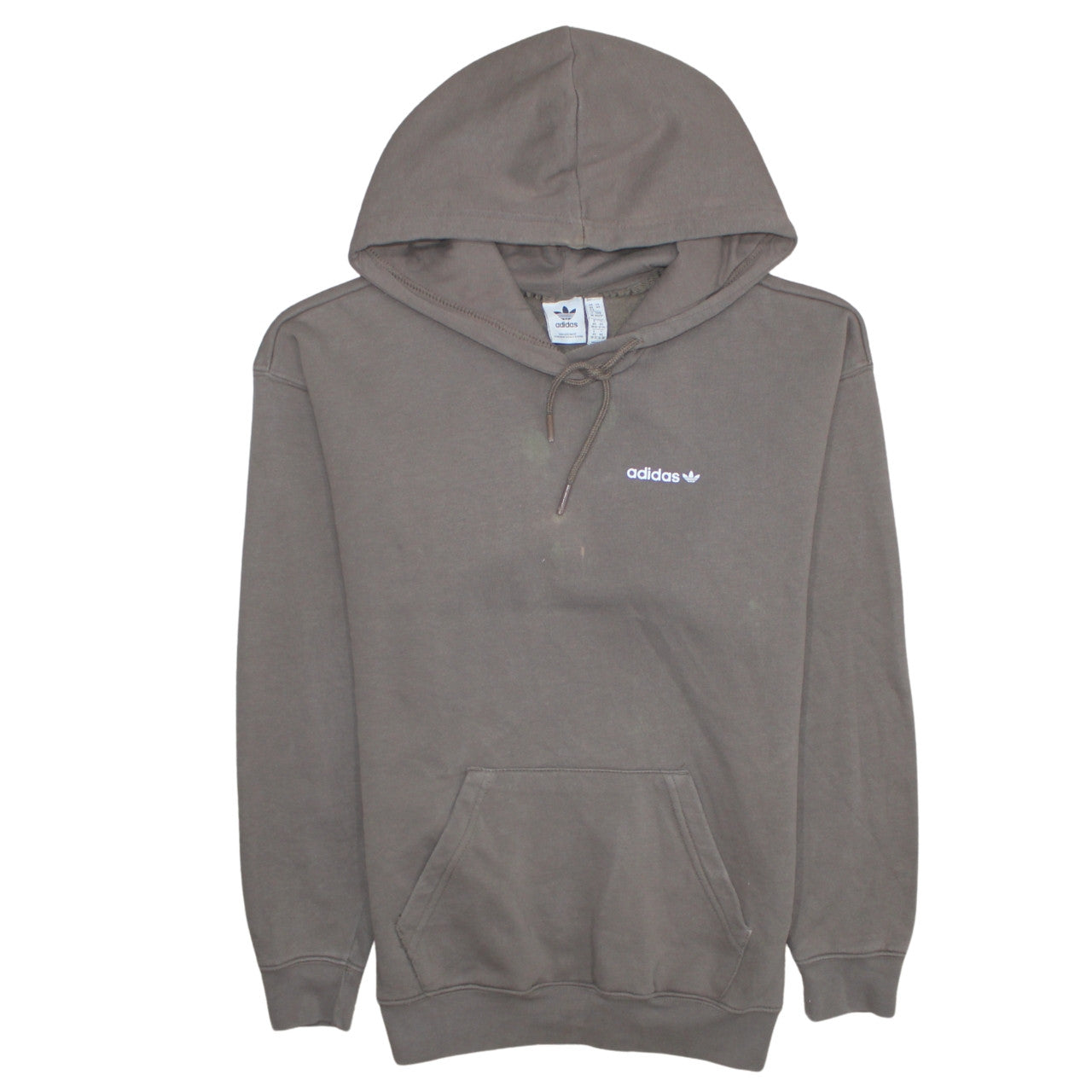 Womens UK Size XS Adidas Brown Pullover Hoodie