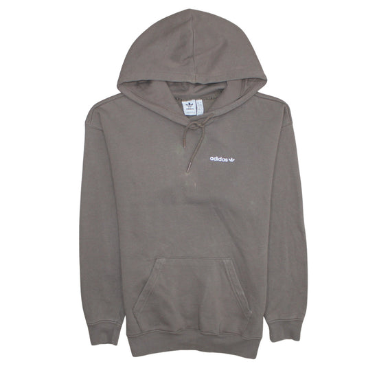 Womens UK Size XS Adidas Brown Pullover Hoodie