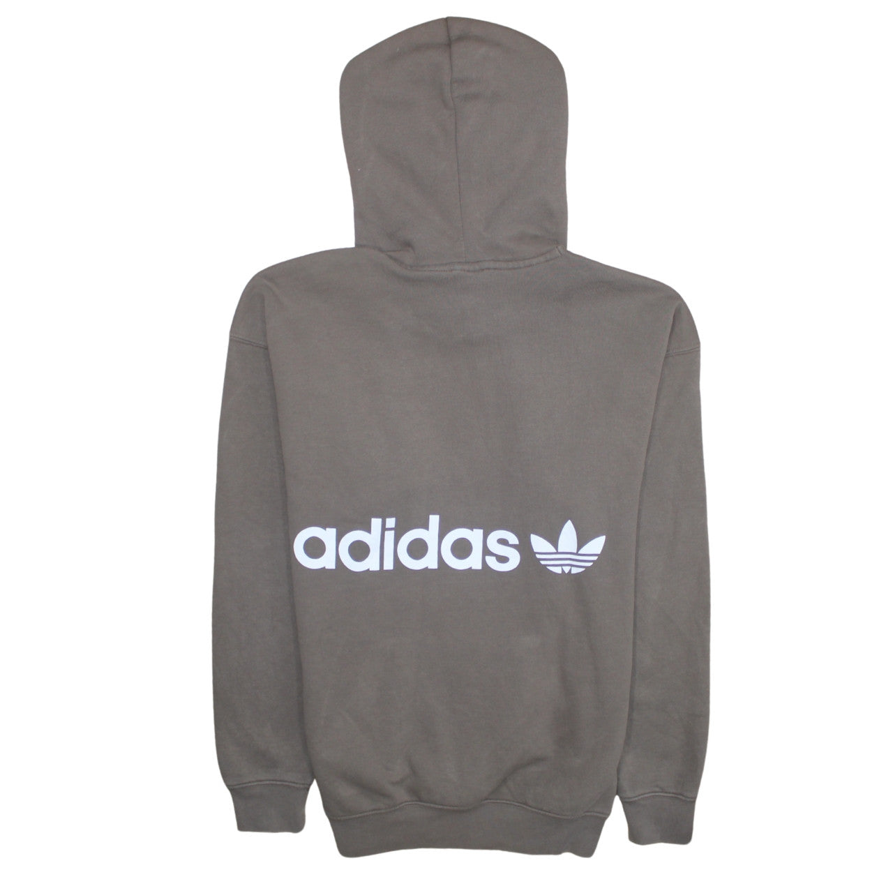 Womens UK Size XS Adidas Brown Pullover Hoodie