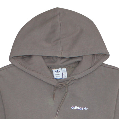 Womens UK Size XS Adidas Brown Pullover Hoodie
