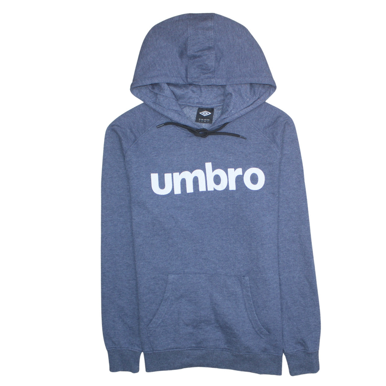 Mens UK Size L Umbro Blue Pullover Hoodie