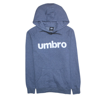 Mens UK Size L Umbro Blue Pullover Hoodie
