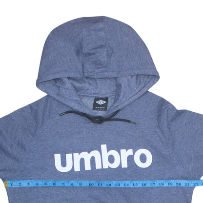 Mens UK Size L Umbro Blue Pullover Hoodie
