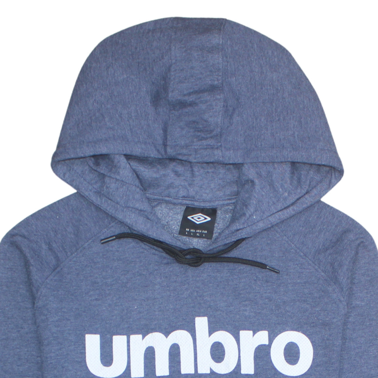 Mens UK Size L Umbro Blue Pullover Hoodie