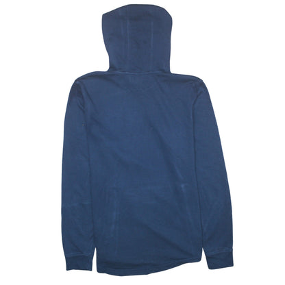 Mens UK Size M Under Armour Blue Pullover Hoodie
