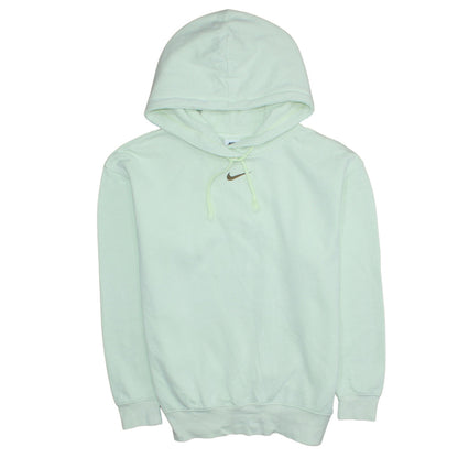 Womens UK Size XS Nike Green Pullover Hoodie