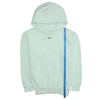 Womens UK Size XS Nike Green Pullover Hoodie