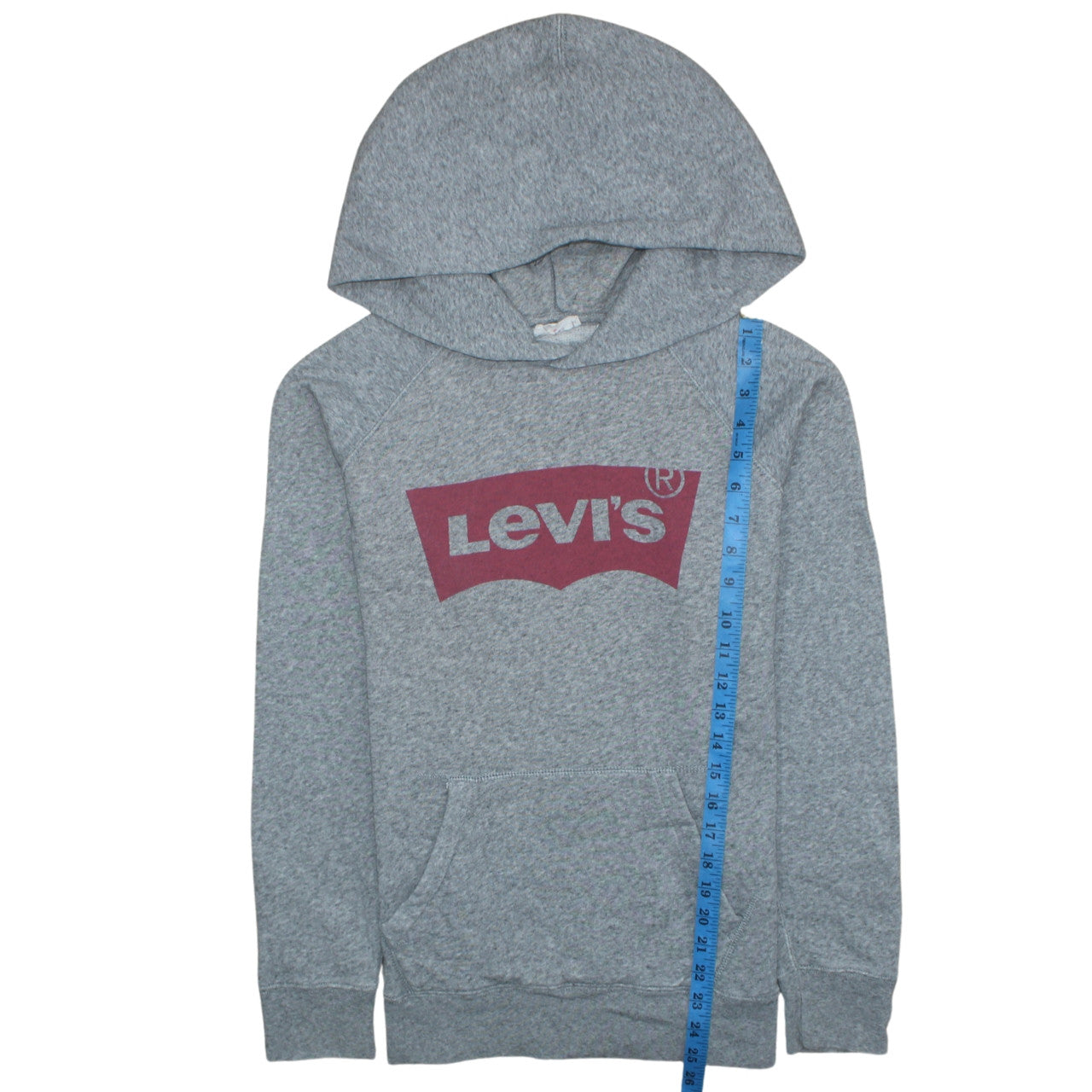 Womens UK Size XS Levi's Grey Pullover Hoodie