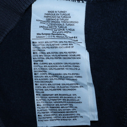 Womens UK Size M Nike Blue Full Zip Hoodie