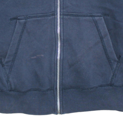 Womens UK Size M Nike Blue Full Zip Hoodie
