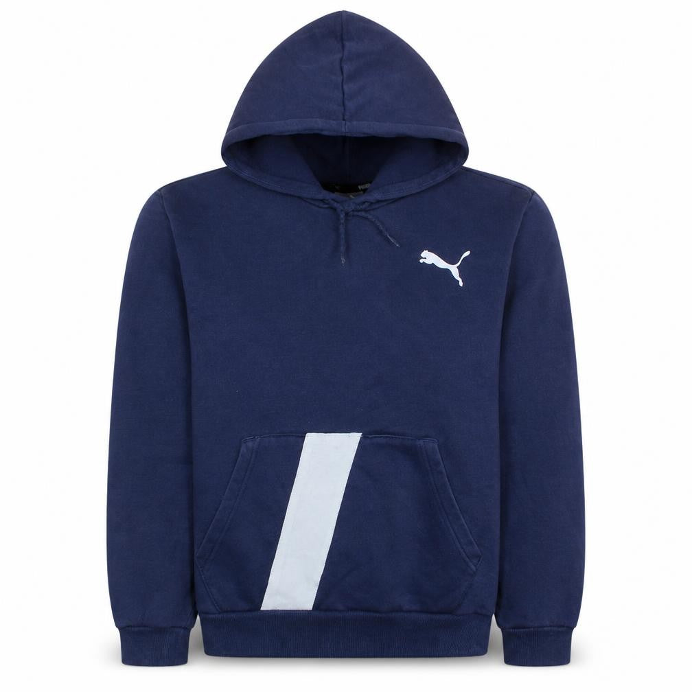 Mens UK Size S Puma Blue Pullover Hoodie