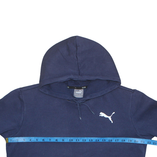 Mens UK Size S Puma Blue Pullover Hoodie
