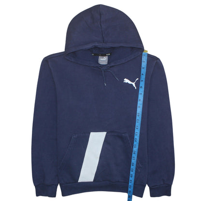 Mens UK Size S Puma Blue Pullover Hoodie
