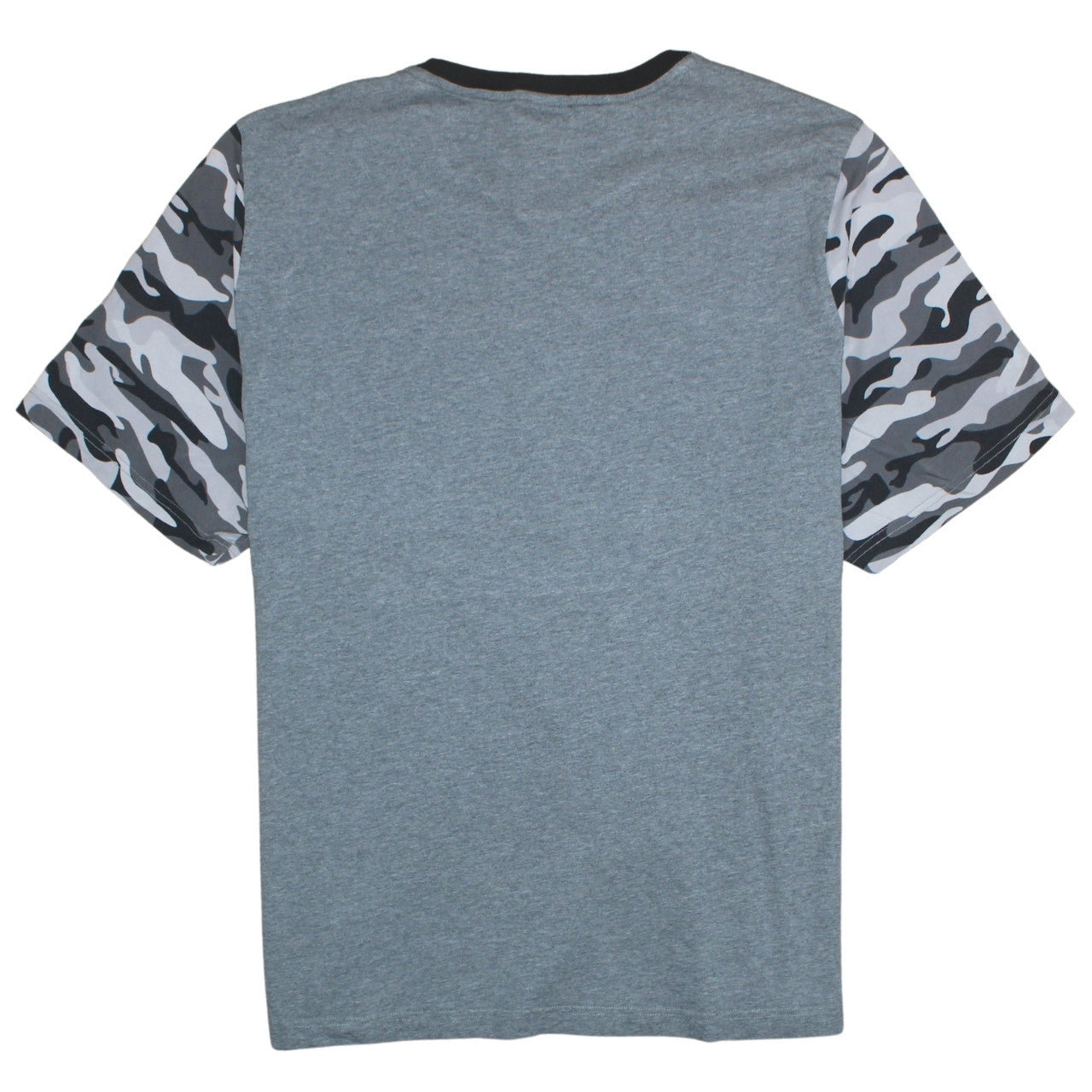 Puma Men's Grey Camo Block Crew Neck Short Sleeve T-Shirt XXL