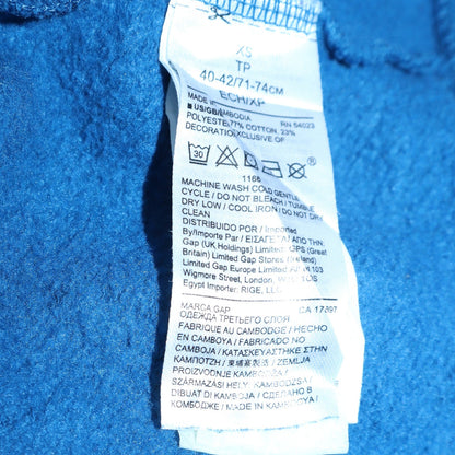 Mens UK Size XS GAP Blue Pullover Hoodie
