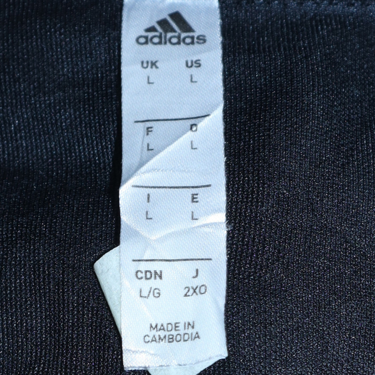 Adidas Mens Black Football Polo Shirt L Logo Embroidered Sports Top