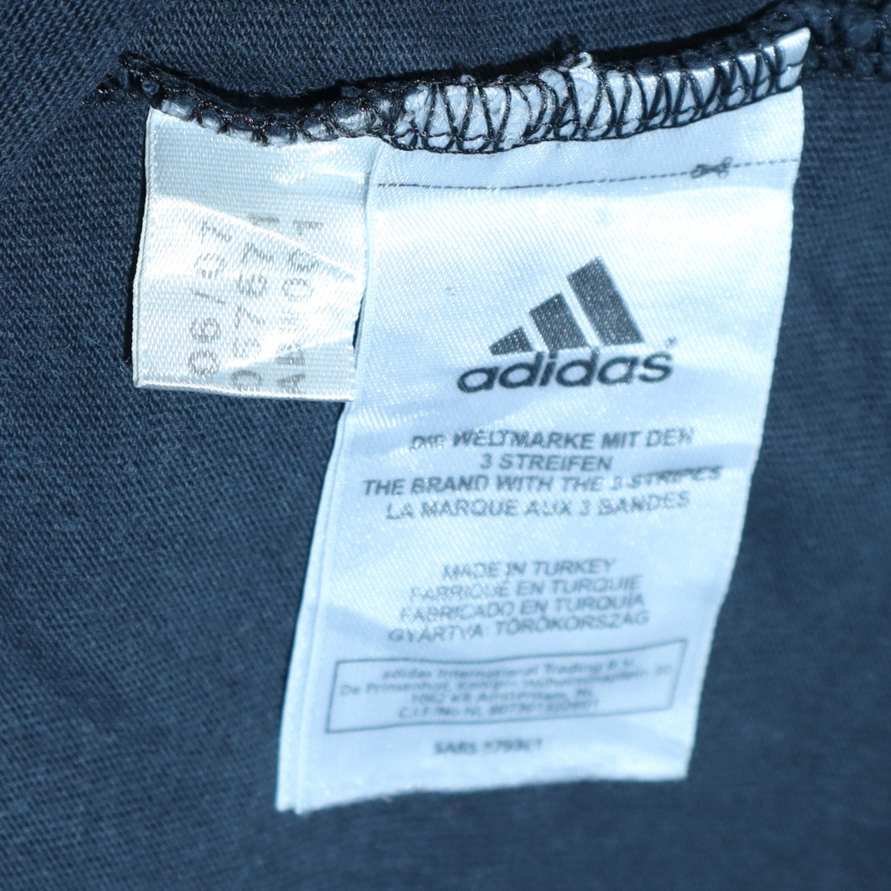 Adidas Men's Grey XL Crew Neck Short Sleeve Cotton T-Shirt