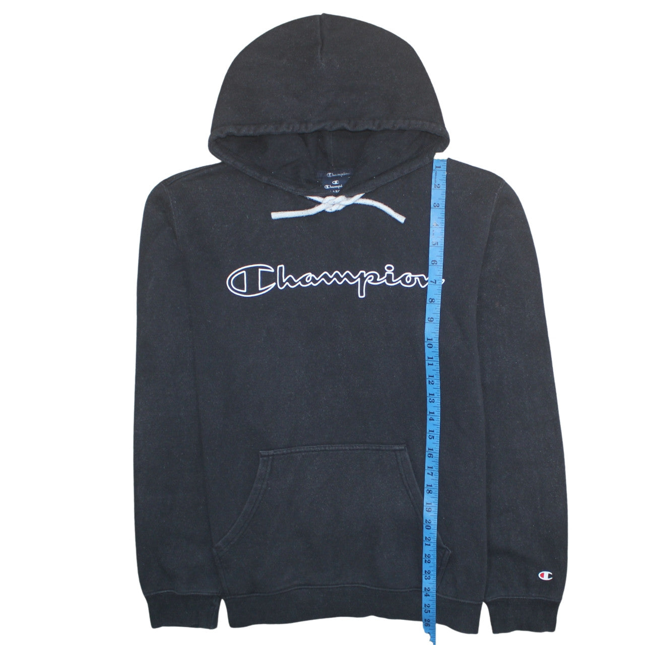Mens UK Size L Champion Black Pullover Hoodie