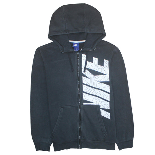 Mens UK Size M Nike Black Full Zip Hoodie