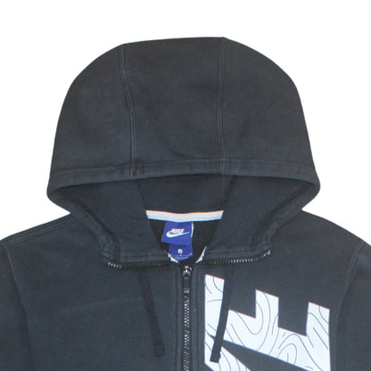 Mens UK Size M Nike Black Full Zip Hoodie