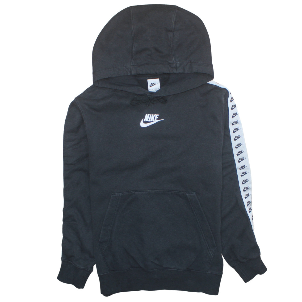 Womens UK Size XS Nike Black Pullover Hoodie