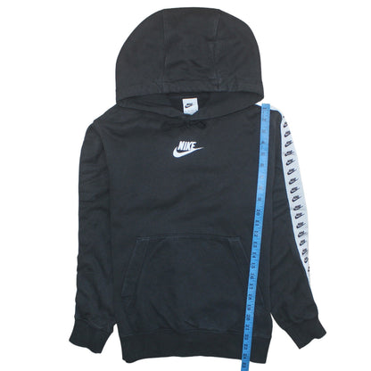 Womens UK Size XS Nike Black Pullover Hoodie