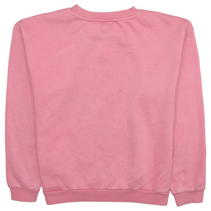Womens UK Size M Fila Pink Pullover Sweatshirt