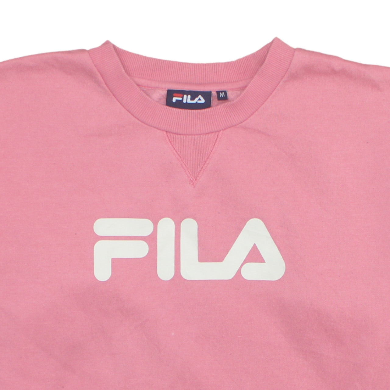 Womens UK Size M Fila Pink Pullover Sweatshirt