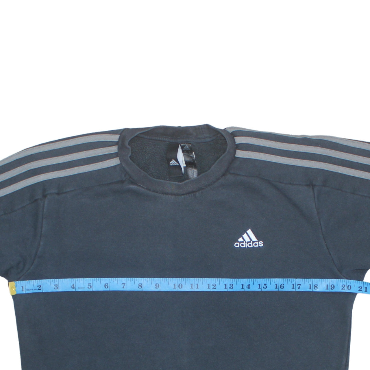Mens UK Size XS Adidas Black Pullover Sweatshirt