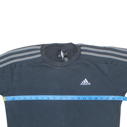 Mens UK Size XS Adidas Black Pullover Sweatshirt