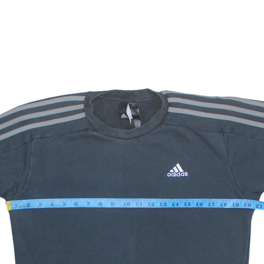Mens UK Size XS Adidas Black Pullover Sweatshirt