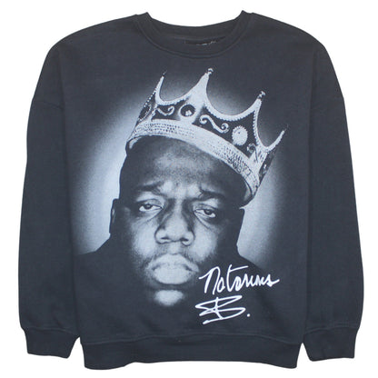 Womens UK Size XL The Notorious B.I.G. Black Pullover Sweatshirt