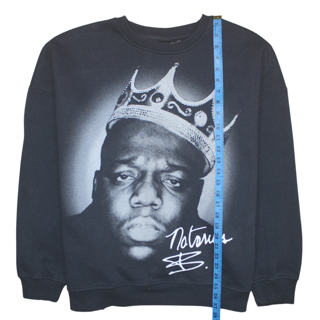 Womens UK Size XL The Notorious B.I.G. Black Pullover Sweatshirt